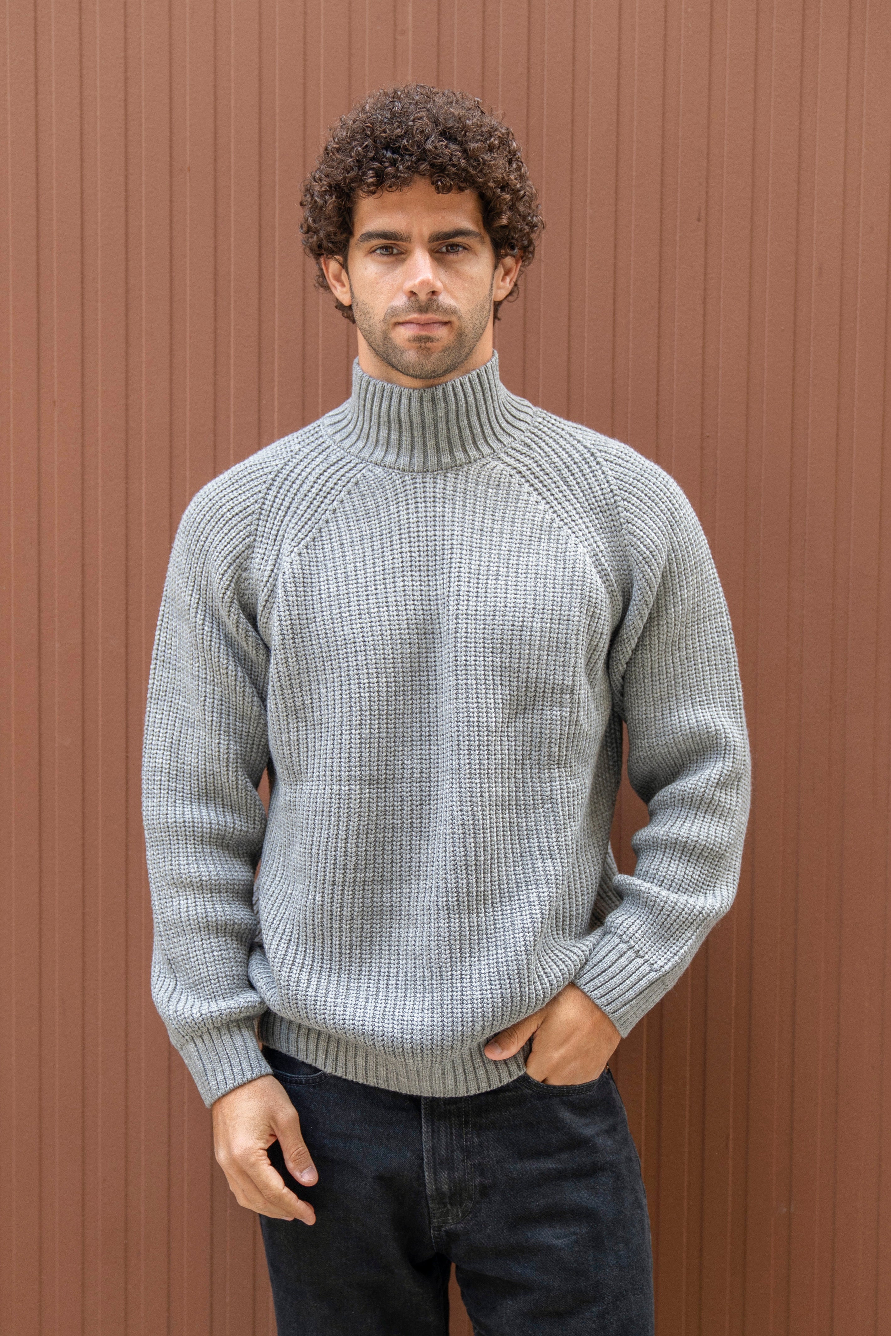 JST Classic Knit Pullover - Grey