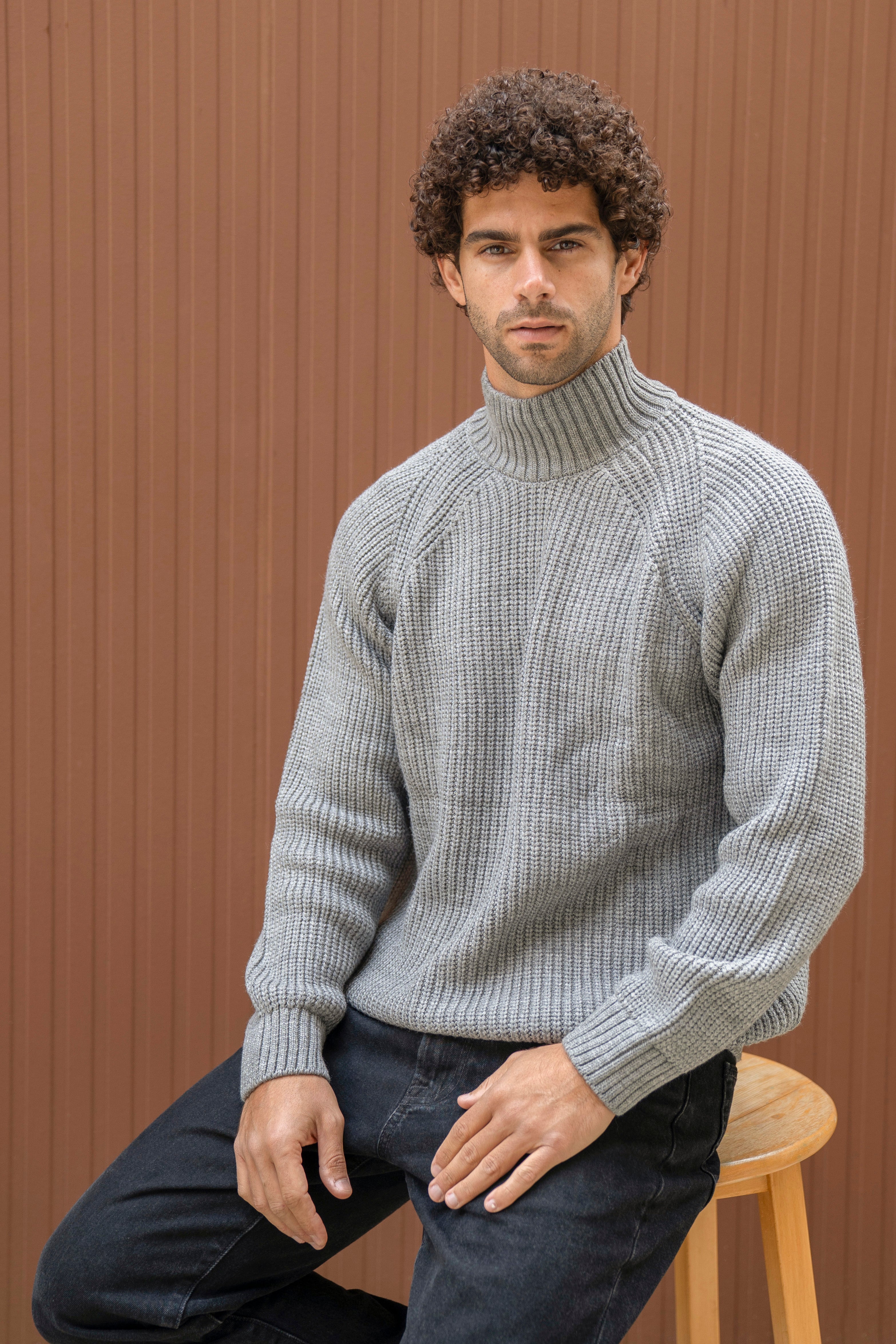 JST Classic Knit Pullover - Grey