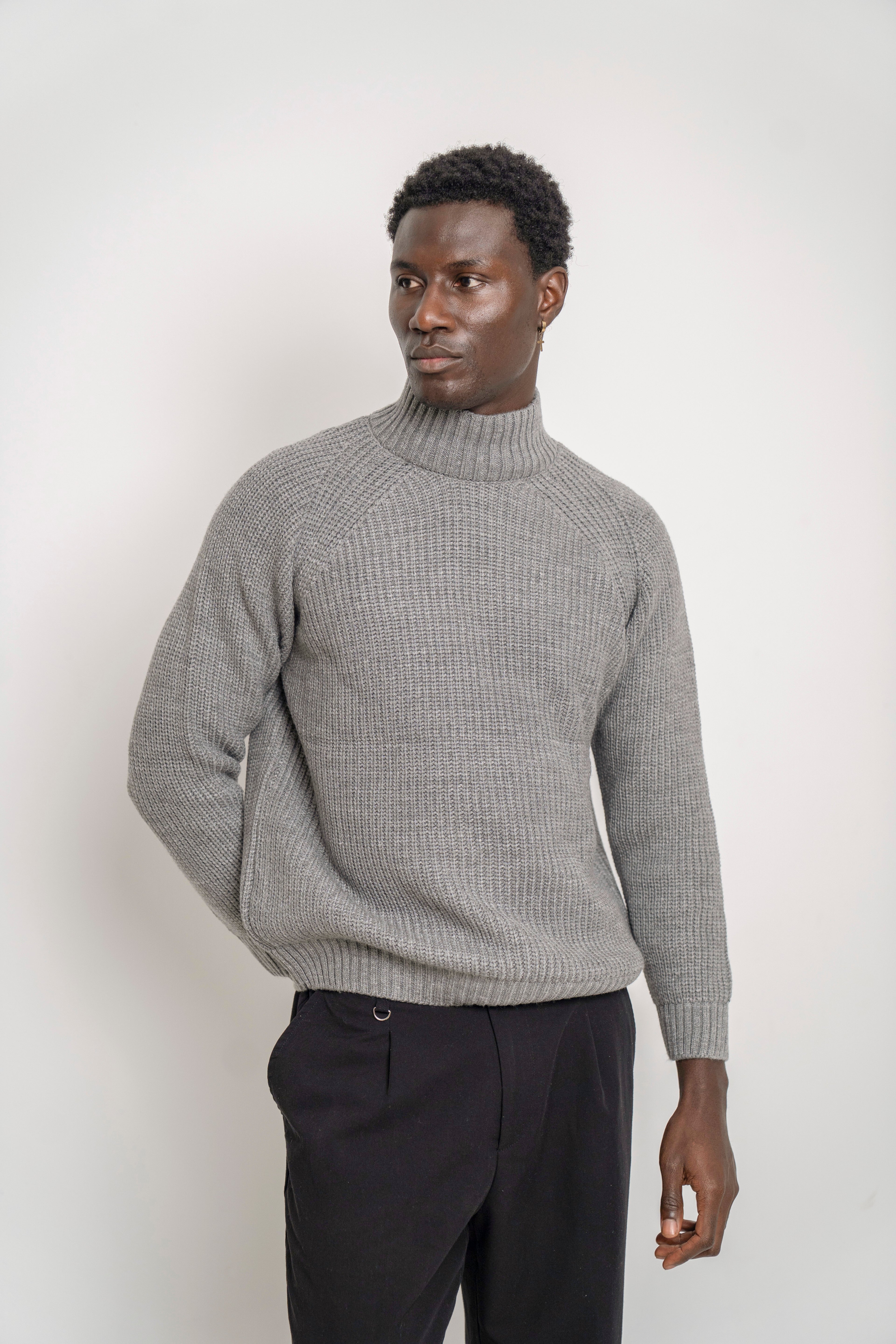 JST Classic Knit Pullover - Grey
